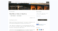 Desktop Screenshot of andreweinspruch.com