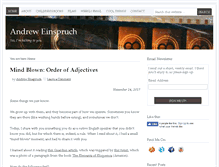 Tablet Screenshot of andreweinspruch.com